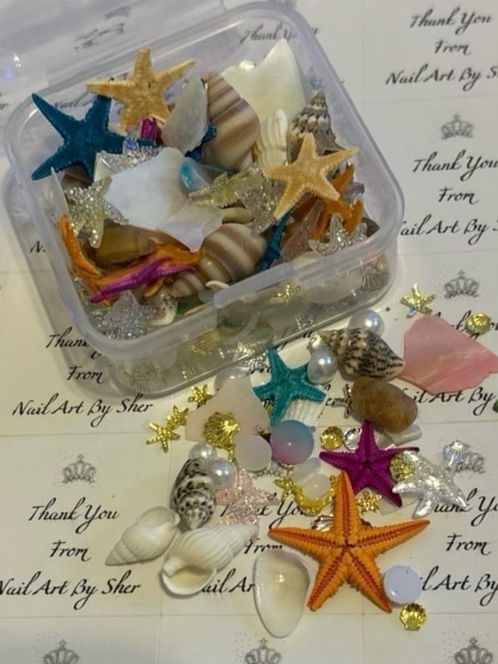 Mermaid nails charm mix